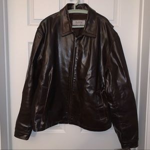 M. Julian Men's Leather Jacket Men’s XL